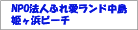 5.NPO法人 ふれ愛ランド中島 姫ヶ浜ビーチ